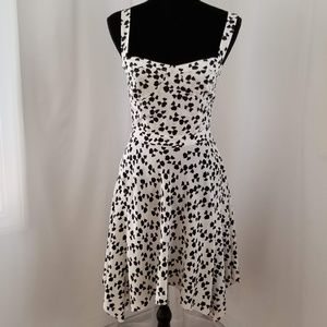 Joie Black Flowers Print Dress